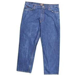 Walls FR Blue Straight Jeans 42x32 Preowned Cotton Blend Banox Itex FR Work